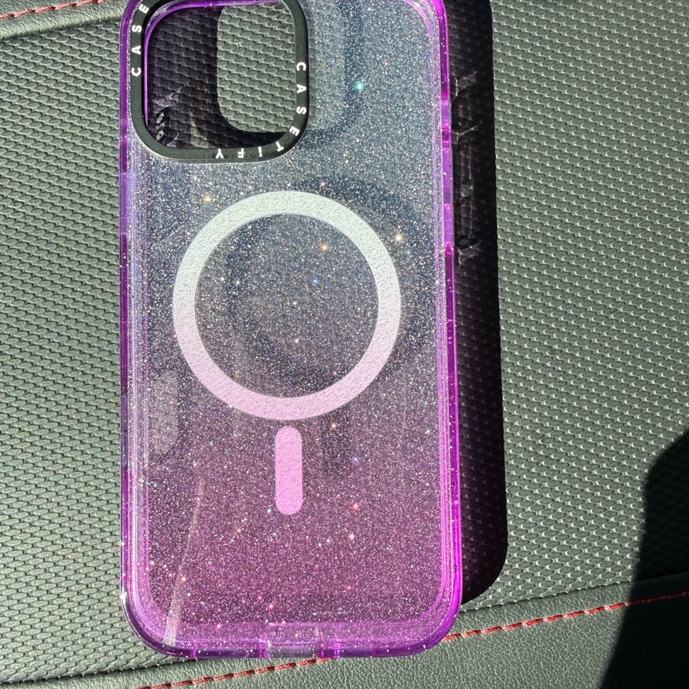 Casetify Sparkling Pink Phone Case